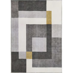 Carpet Himalaya anti-slip 160x220 cm gray geometry