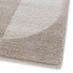 Teppich 160x230cm grau/elfenbein Kreise Brera