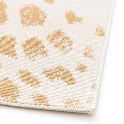 Teppich 160x230cm creme/orange Leopard Lalix