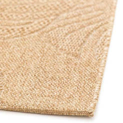 Ковер 120x170 см натуральный Monstera Pergola