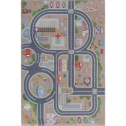 Teppich Tokyo Kinder 120x170cm Straßen Beige Tony Bad