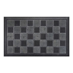 Entrance door mat mat 40 x 60 cm black Picot