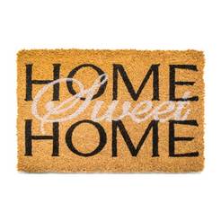 Entrance door mat coconut mat 40 x 60 cm Home Black & White