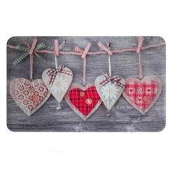 Entrance door mat mat 50 x 80 cm hearts Adria