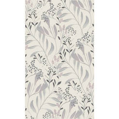 Fika trail 70 x 140 cm, cream / pink color