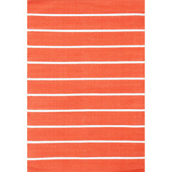 Пътека Ривиера 100% памук 60 х 180см оранжев плоско тъкана