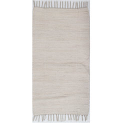 Плоская тканая дорожка Abano 60x100 см, бежевая, 98% хлопок, 2% полиэстер, Tony Bad