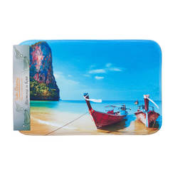 Bath mat tropical beach 45 x 70 cm