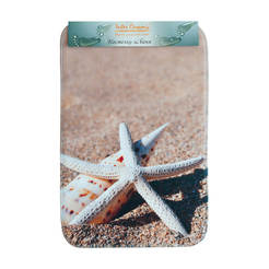 Bath mat, star beach