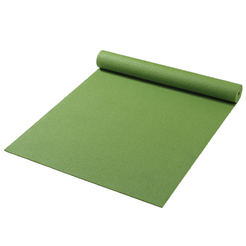 Постелка за йога 60 х 180см, винилно покритие, зелена