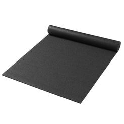 Yoga mat 60 x 180 cm, vinyl coating, anthracite