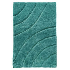 Bath mat 60 x 90 cm turquoise 1600 g/sq.m.