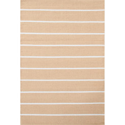 Riviera mat 100% cotton 50 x 80cm flat woven beige
