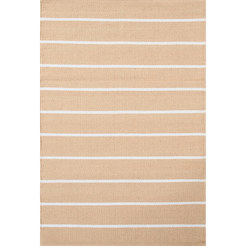 Riviera mat 100% cotton 50 x 80cm flat woven beige