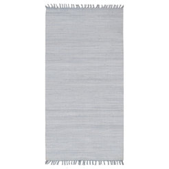 Постелка Абано 98% памук 2% полиестер 50х80см плоско тъкана сиво