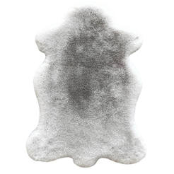 Kingoli Tagesdecke 55x80cm Öko-Leder grau 100% Polyester 33mm Tony Bad