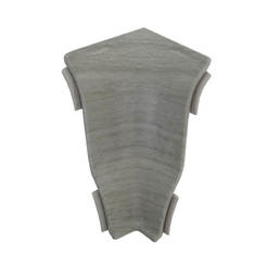 Internal corners for skirting 60 mm KORNER №121 Gray ash 2pcs / pack