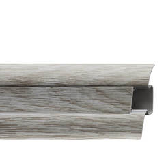 Floor skirting LM55 Gray acacia 2.5m / piece