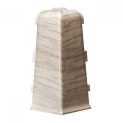 External corners for floor skirting Oak Loft - 2 pcs / package