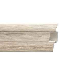 Floor skirting LM55 - 77 Oak Sandy 2.5 m / piece