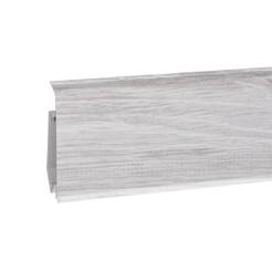 PVC floor skirting Evo - 70 mm, 2.5 m - color Nike Oak