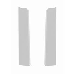 Тапа за перваз Vigo 80 бял 2бр/пакет