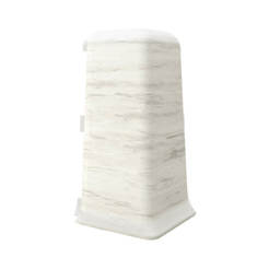 Угловой элемент для плинтуса Esquero 67/627 кремовый дуб, 2 шт./упаковка VOX