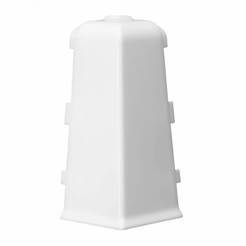 Угловой профиль для плинтуса Indo 70/40 белый матовый 2 шт./упаковка ARBITON