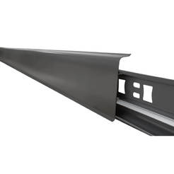 Плинтус для пола 2,5 м, Indo 220, черный матовый, ARBITON