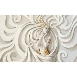 Wall mural - Sculpture, Greek motifs 368 x 254 cm