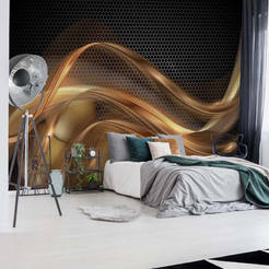 3D Wall mural 3D Abstract design 368 x 254 cm, with glue