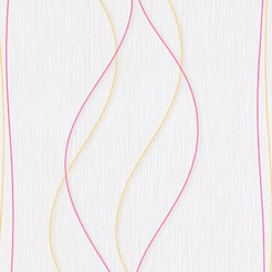 Тапет Лято хартия дуплекс цветни вълни бяло