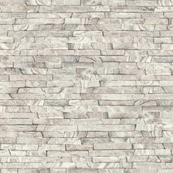 Тапет Дуплекс хартия каменна стена, таупе Настроение
