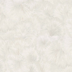 Wallpaper wide leaves beige fleece hard vinyl Fashion 4Walls