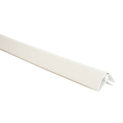 Прав PVC ъгъл / ъглова лайсна с дължина 2.6м