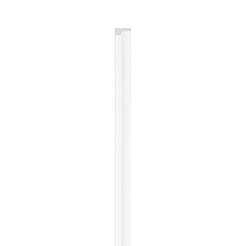 Ляв профил за облицовка Linerio бял S-line 1.2 x 2.8 x 265 см