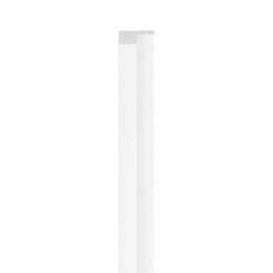 Ляв профил за облицовка Linerio бял L-line 2.1 x 6.1 x 265 см