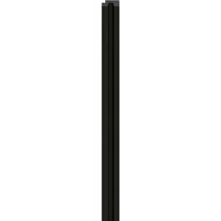 Правый профиль для вагонки Linerio черный S-line 1,2 х 2,5 х 265 см