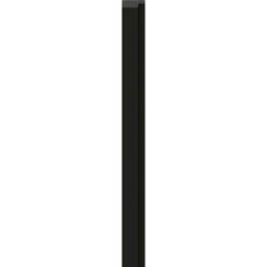 Left profile for lining Linerio black M-line 1.2 x 4.2 x 265 cm