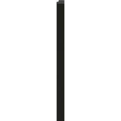 Десен профил за облицовка Linerio черно M-line 1.2 x 2.6 x 265 см