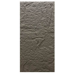 Стенен панел водоустойчив 3D ефект камък 60х120х3см Skin класическо черно