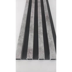 Dekorative Wandpaneele DPY 52 S 16x270cm PVC-Gips grau BILDEM