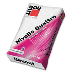Leveling putty 25kg Nivello Quattro 48pcs/pallet BAUMIT