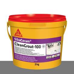 Grout for joints 2-10mm SikaCeram CleanGrout-100 for outdoor and indoor 2kg - №03 ash / cement gray