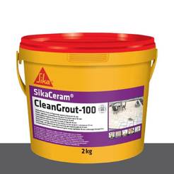 Grout for joints 2-10mm SikaCeram CleanGrout-100 for outdoor and indoor 2kg - №04 anthracite