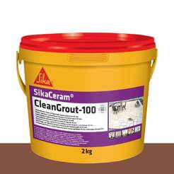 Фугираща смес за фуги 2-10мм SikaCeram CleanGrout-100 за открито и закрито 2кг - №10 кафяв