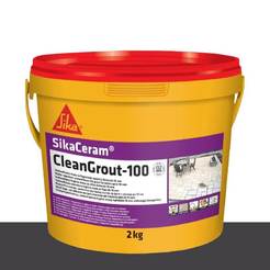 Фугираща смес за фуги 2-10мм SikaCeram CleanGrout-100 за открито и закрито 2кг - №30 напълно черно