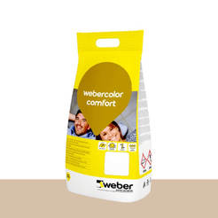 Webercolor comfort grout for joints up to 6 mm, waterproof 1 kg - BR301 hazelnut