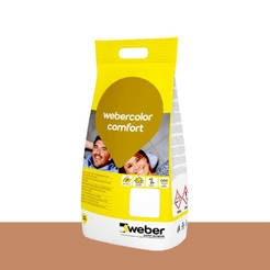 Webercolor comfort grout for joints up to 6 mm, waterproof 1 kg - BR313 chestnut
