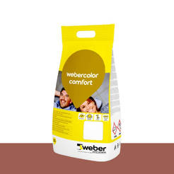 Webercolor comfort grout for joints up to 6 mm, waterproof 1 kg - R405 cocoa
